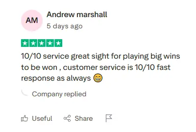 Trustpilot review 2